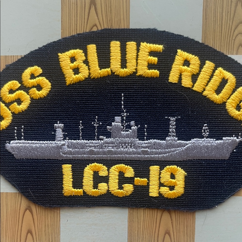 USS Blue Ridge LCC-19 Embroidered Patch - Picture 2 of 7